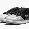 SB Dunk Low OG QS "Supreme - Jewel Swoosh Silver/Black"